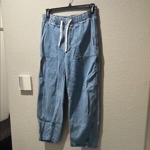 GAP super soft pull-on barrel jeans